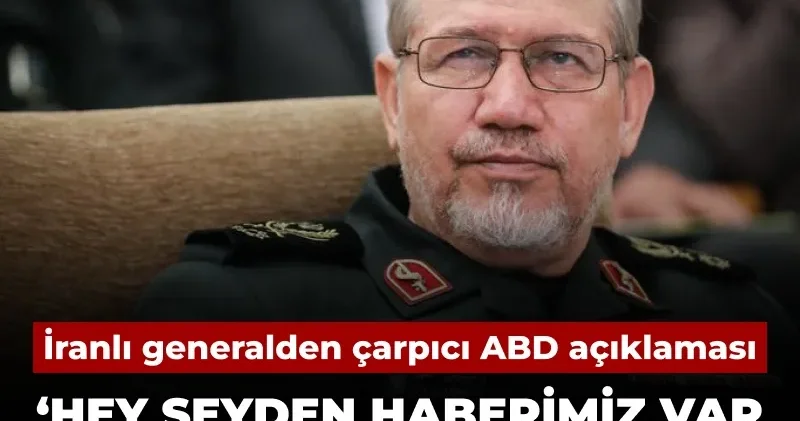 İranlı generalden çarpıcı ABD açıklaması: Her şeyden haberimiz var boş üsleri bombalıyorlar