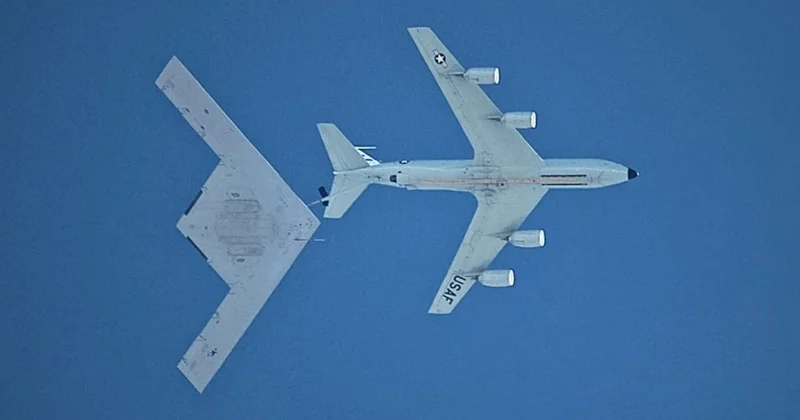 ABD nin yeni oyuncağı havada ilk kez böyle görüntülendi Sözcü Gazetesi