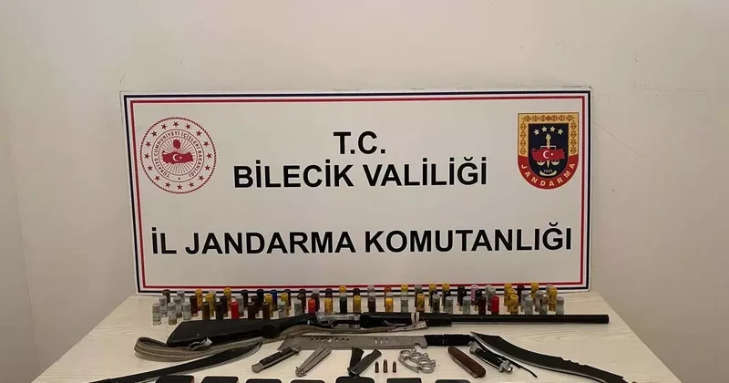 Bilecik te silah kaçakçılığı operasyonu: 11 kişi gözaltına alındı