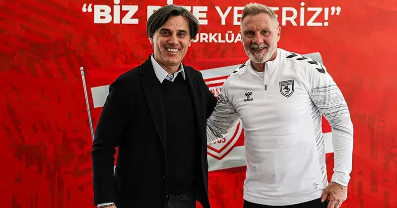 A Milli Takım Teknik Direktörü Montella, Samsunspor’u ziyaret etti