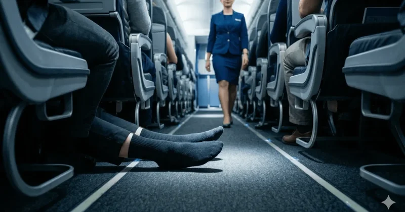 Uçağa asla siyah renk çorapla binmeyin Sözcü Gazetesi