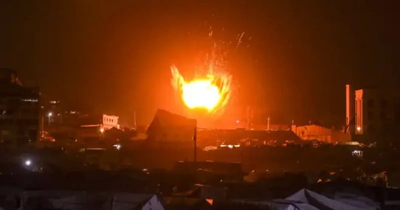 İsrail gece boyu Gazze ye saldırdı