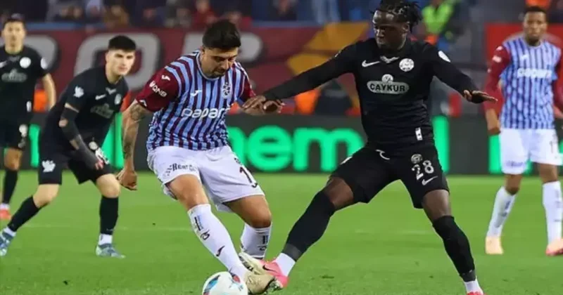 Trabzonspor Çaykur Rizespor maçı ile ilgili flaş karar