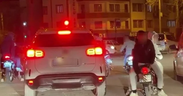 Kasksız şekilde motosiklete ters oturdu Adıyaman Haberleri