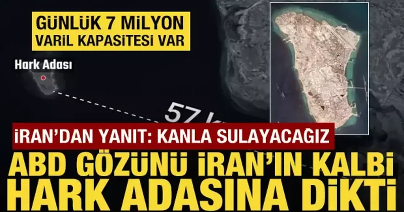 ABD gözünü İran ın halbi Hark adasına dikti: Günlük 7 milyon varil kapasitesi var