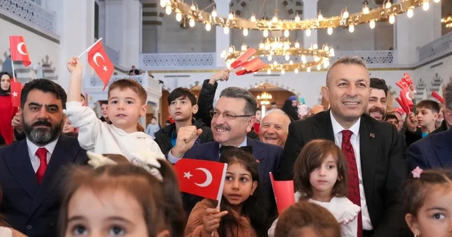 Hanife Hatun Camii çocuklarla şenlendi Trabzon Haberleri