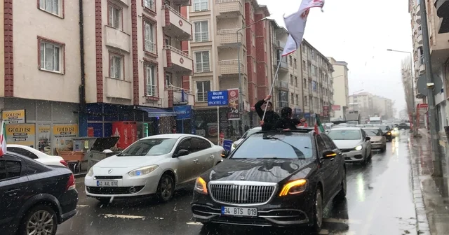 Kars ta İran a destek konvoyu Kars Haberleri