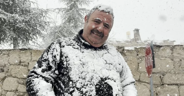 Nisan ayı ortasında Aksaray da kar yağışı devam ediyor Aksaray Haberleri