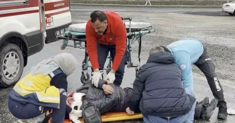 Aksaray’da otomobil ile motosiklet çarpıştı: 1 yaralı