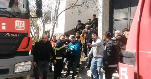 Komşusunu kurtarmak isterken yangının ortasında kaldı Tokat Haberleri