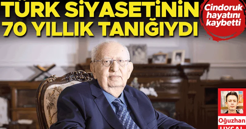 Cindoruk hayatını kaybetti... Türk siyasetinin 70 yıllık tanığıydı