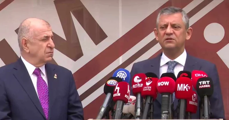 Özgür Özel ve Ümit Özdağ’dan ittifak sorusuna yanıt