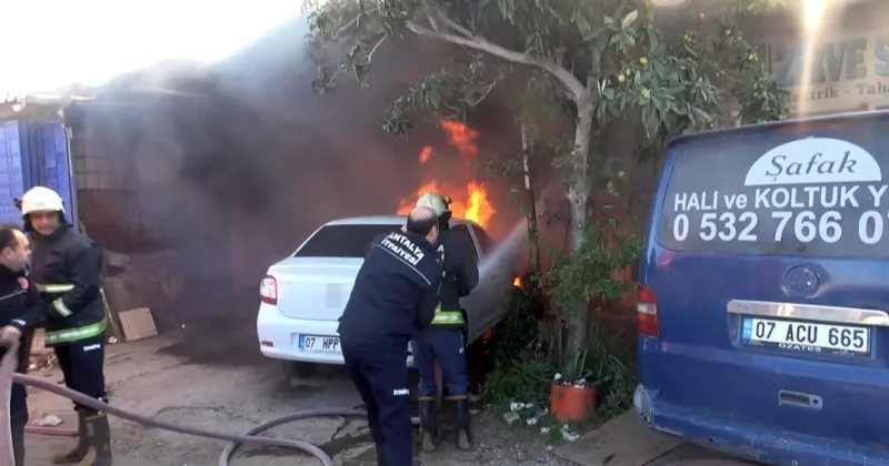 15 gün önce taşıdığı işyeri gözlerinin önünde küle döndü