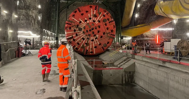 İki ülke arasındaki dağı ortadan deldiler: Haritayı yeniden değiştirecek proje Sözcü Gazetesi