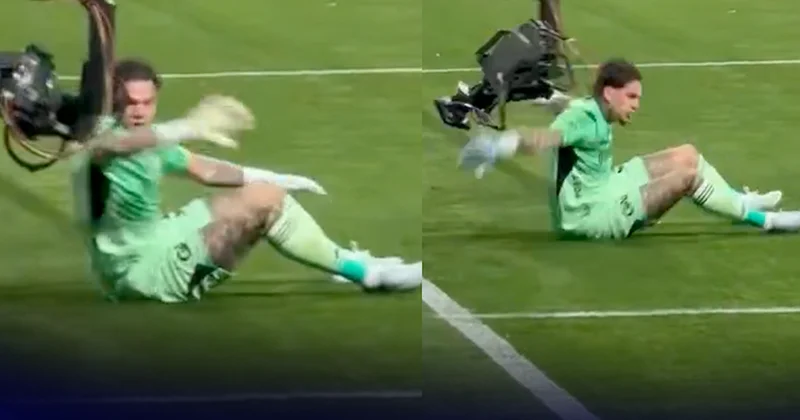 Ederson u çıldırtan olay! Yerdeyken bir anda kalkıp vurdu Sözcü Gazetesi