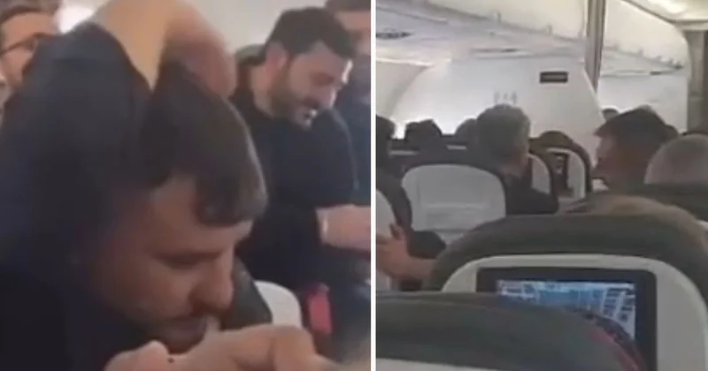 Uçak Şiddetli Rüzgarla Üçüncü Denemede İniş Yaptı