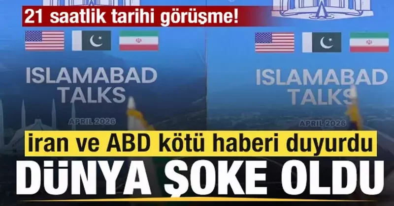 Son dakika: 21 saatlik tarihi görüşme! ABD ve İran kötü haberi duyurdu! Dünya şoke oldu