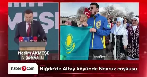 Niğde de Altay köyünde Nevruz çoşkusu