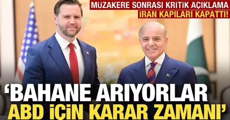 İran dan müzakere açıklaması: ABD güvenimizi kazanamadı