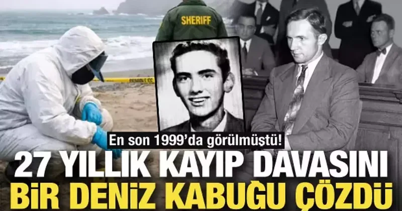 27 yıllık kayıp davasını bir deniz kabuğu çözdü