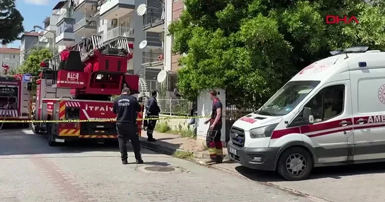 Apartmanda yangın dehşeti: 1 ölü