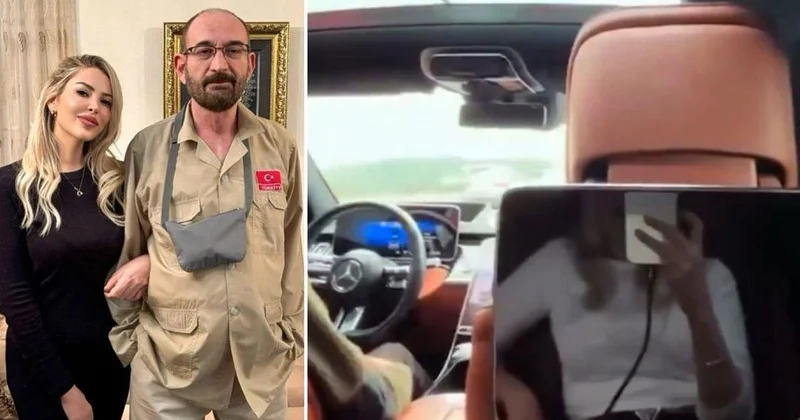 Çakarlı araçla video paylaşan Begüm Ece Pazarcı, babasının başını yaktı