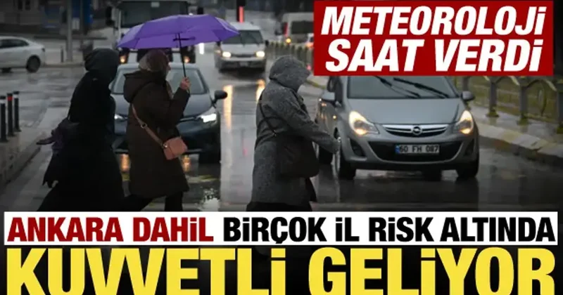 Meteoroloji il il uyardı: Kuvvetli sağanak geliyor! Ankara Valiliği son dakika duyurdu...