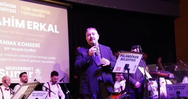 İbrahim Erkal a vefa gecesine yoğun ilgi Erzurum Haberleri