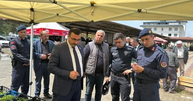 İhsangazi Kaymakamı Şahin pazar esnafını ziyaret etti Kastamonu Haberleri