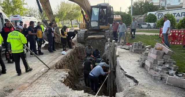 Göçük altında kalan 2 kardeş işçi yaralandı Konya Haberleri