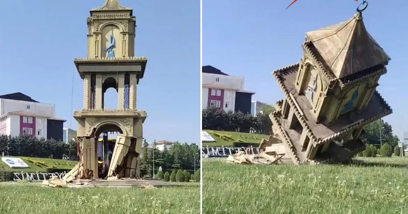İlçeyi ayağa kaldıran yıkım