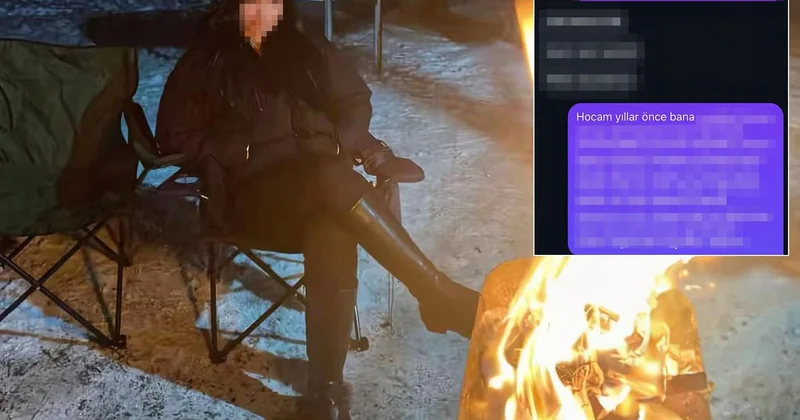 Genç kadının ortaokul öğretmenine attığı mesaj olay oldu