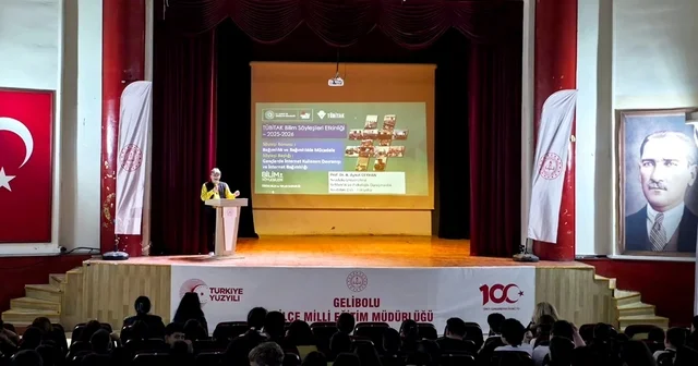 Gelibolu da TÜBİTAK Bilim Söyleşileri gerçekleştirildi Çanakkale Haberleri