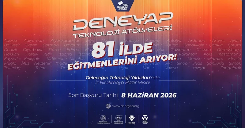 DENEYAP eğitmen başvuru süreci başladı