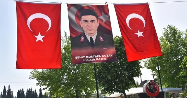 Salihli de Şehit Mustafa Kozak, 8. yılında dualarla anıldı Manisa Haberleri