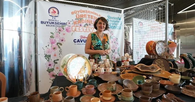 Üreten Kadınlar Festivali, Denizlilerin buluşma noktası oldu Denizli Haberleri