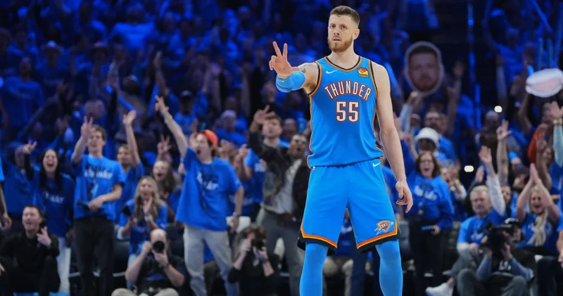 NBA de Batı Konferans ta finalist Oklahoma City Thunder!