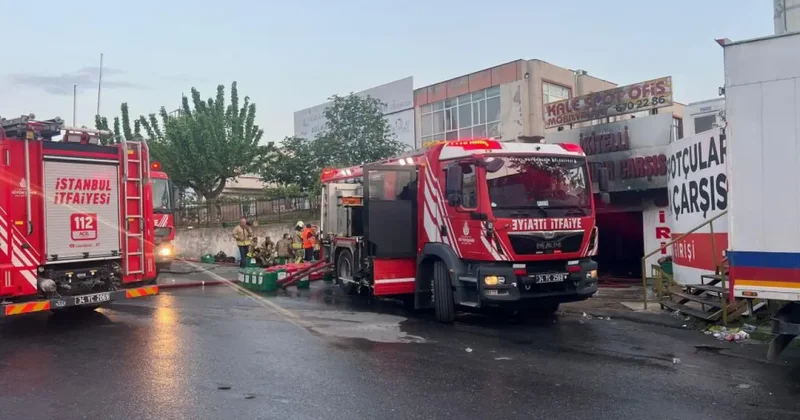 Başakşehir’deki yangın 8. saatinde söndürüldü