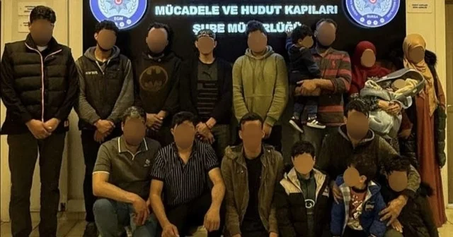 Bursa da göçmen kaçakçılığı operasyonu: 18 kaçak göçmen yakalandı Bursa Haberleri