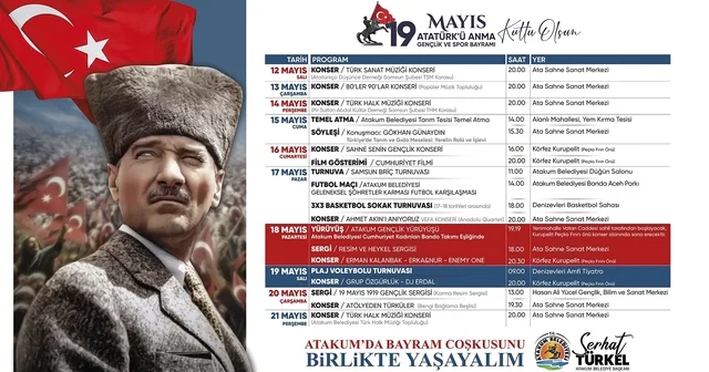 19 Mayıs gençleri Atakum da buluşacak Samsun Haberleri