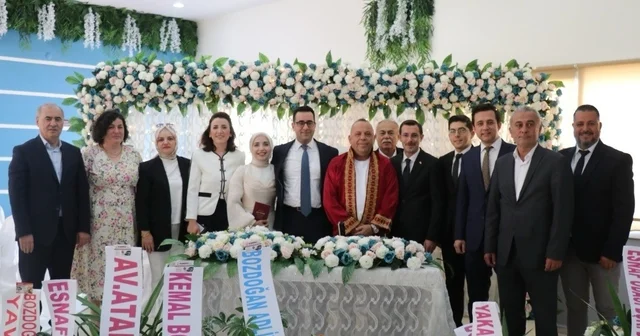 Geçen hafta evlenen Kaymakam Polat, bu sefer hakim çiftin şahidi oldu Aydın Haberleri
