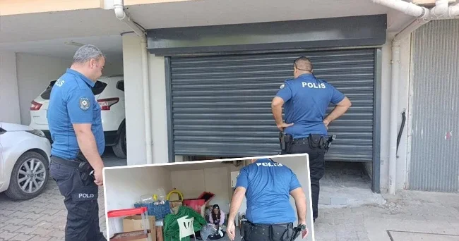 Polis hırsızlık şüphesiyle gitti: Garaj kapısı açılınca gerçek bambaşka çıktı