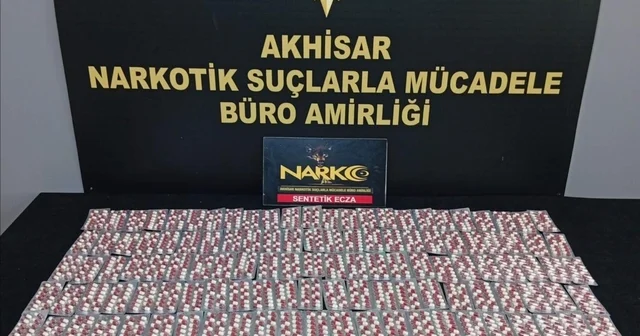 Akhisar da bin 666 sentetik hap ele geçirildi Manisa Haberleri