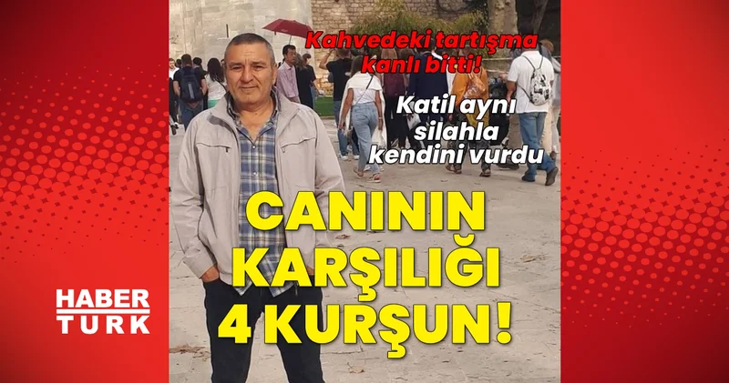 Son dakika: Yalova da kahvehanede tartıştığı komşusunu tabancayla öldüren şüpheli aynı silahla canına kıydı Son dakika haberleri