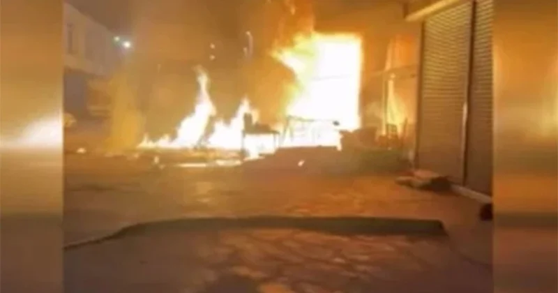 Başakşehir’de parfüm üretim tesisinde patlama