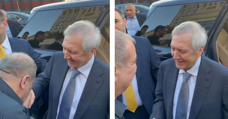 Eline öpmek isteyen kişiye Aziz Yıldırım dan bomba ifade