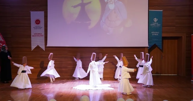 Oğuzeli 4 6 Yaş Kur an Kursları yıl sonu programı yapıldı Minik öğrencilerin semazen gösterisi ve ilahi performansı dikkat çekti Gaziantep Haberleri