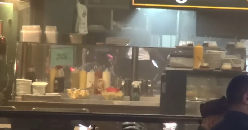 Silivri de korkutan restoran yangını! 5 kişi dumandan etkilendi