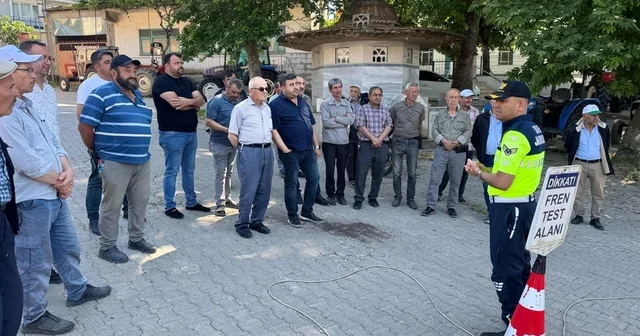 50 traktör sürücüsüne eğitim verildi Bilecik Haberleri