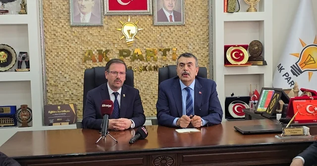 Bakan Tekin: Derslik başına düşen öğrenci sayısı Türkiye genelinde 20 li rakamlara düştü Yozgat Haberleri